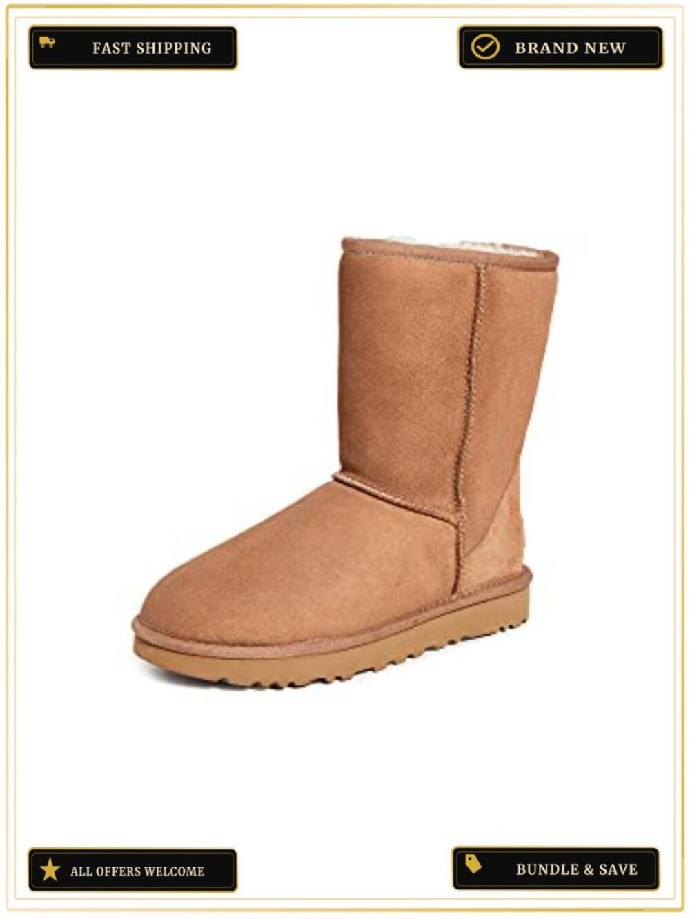Classic Short II Boot Sheepskin Water Repellent